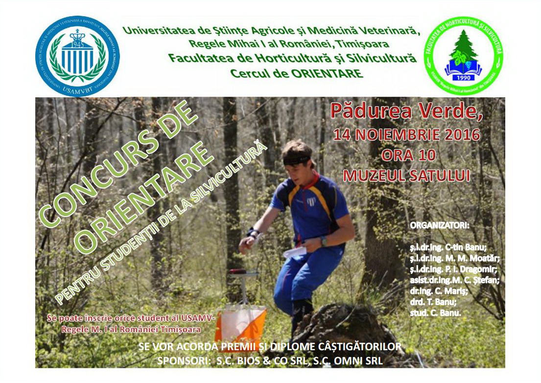 Concurs Studentesc De Orientare Silvica Facultatea De